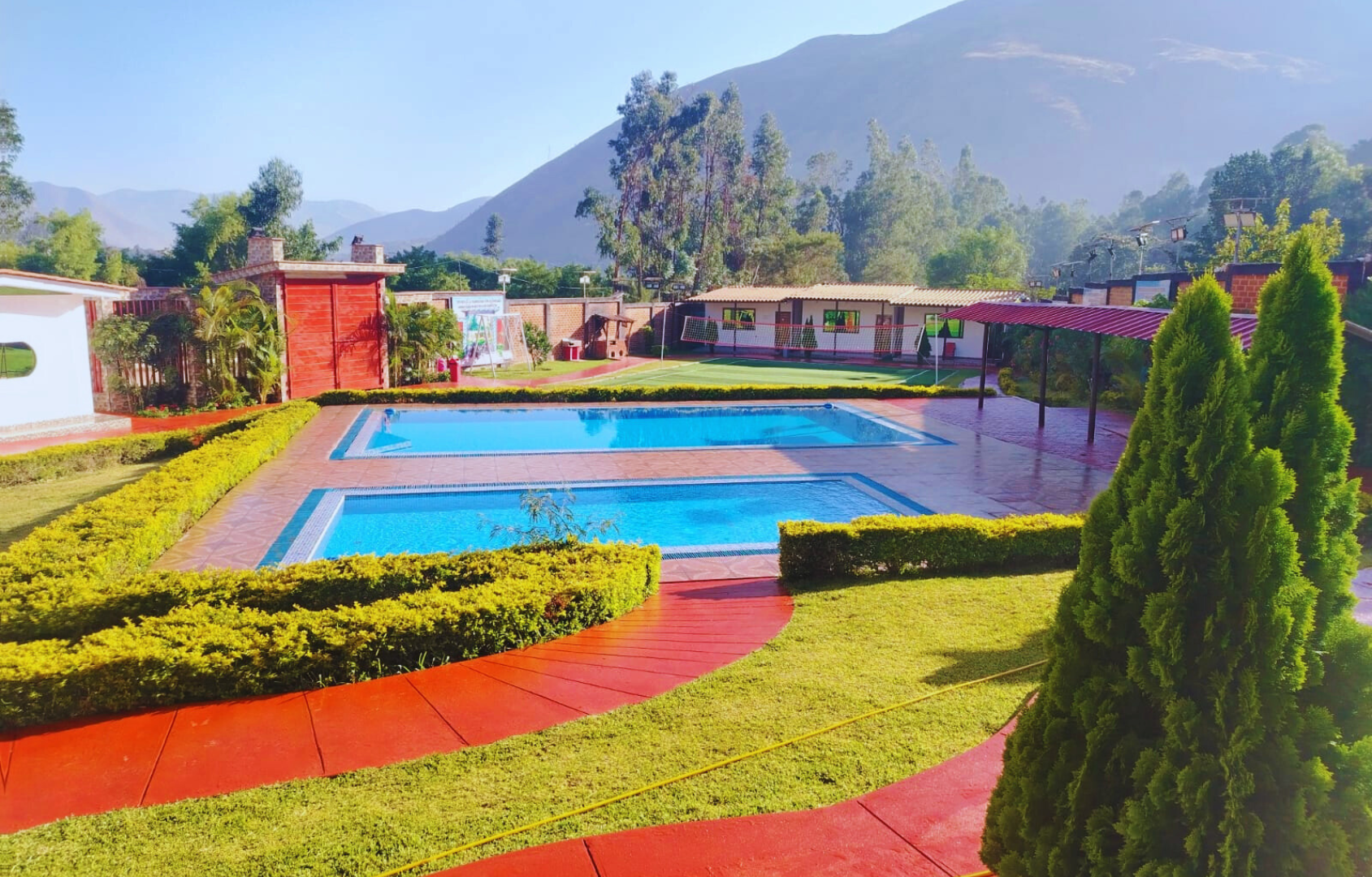 Vista de los Bungalows Tomayquichua